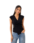 LE MOT - Black Cross Shirt