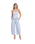 LE MOT - Baby Blue Straple Juimpsuit