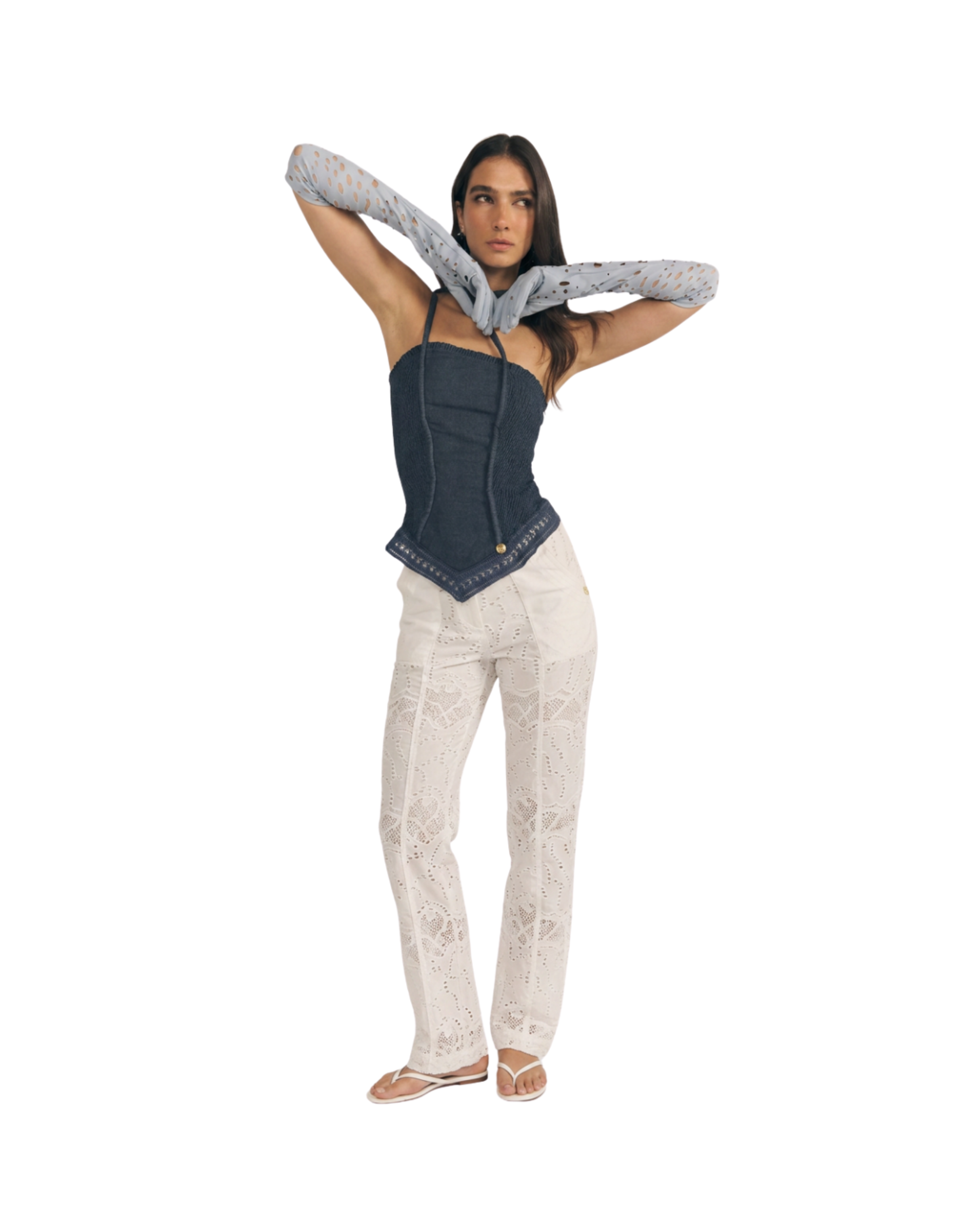 CAPERA TOP DENIM