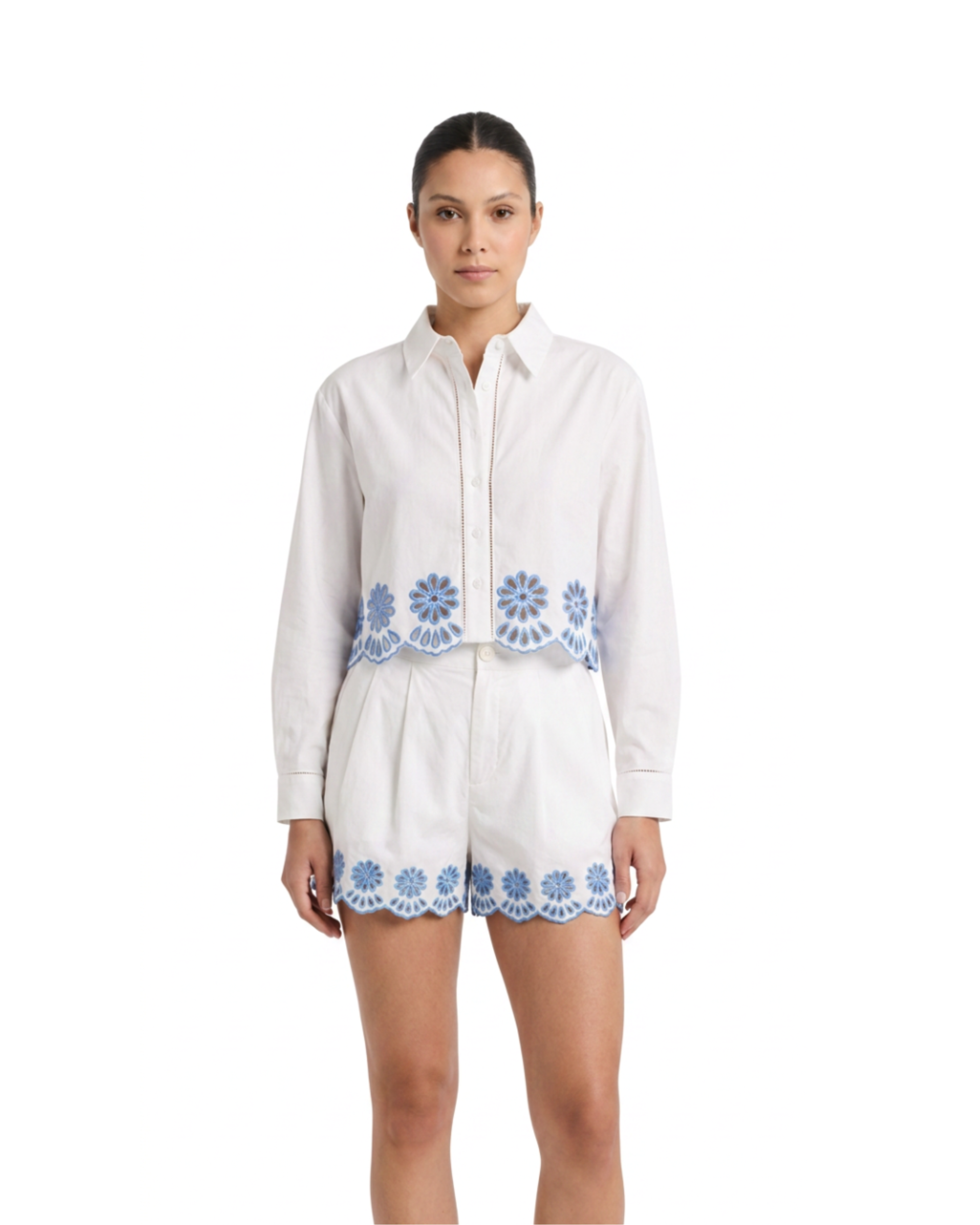 LE MOT - White Short Set