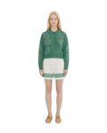 THE TINY BIG SISTER - Flowers Embroided Cardigan