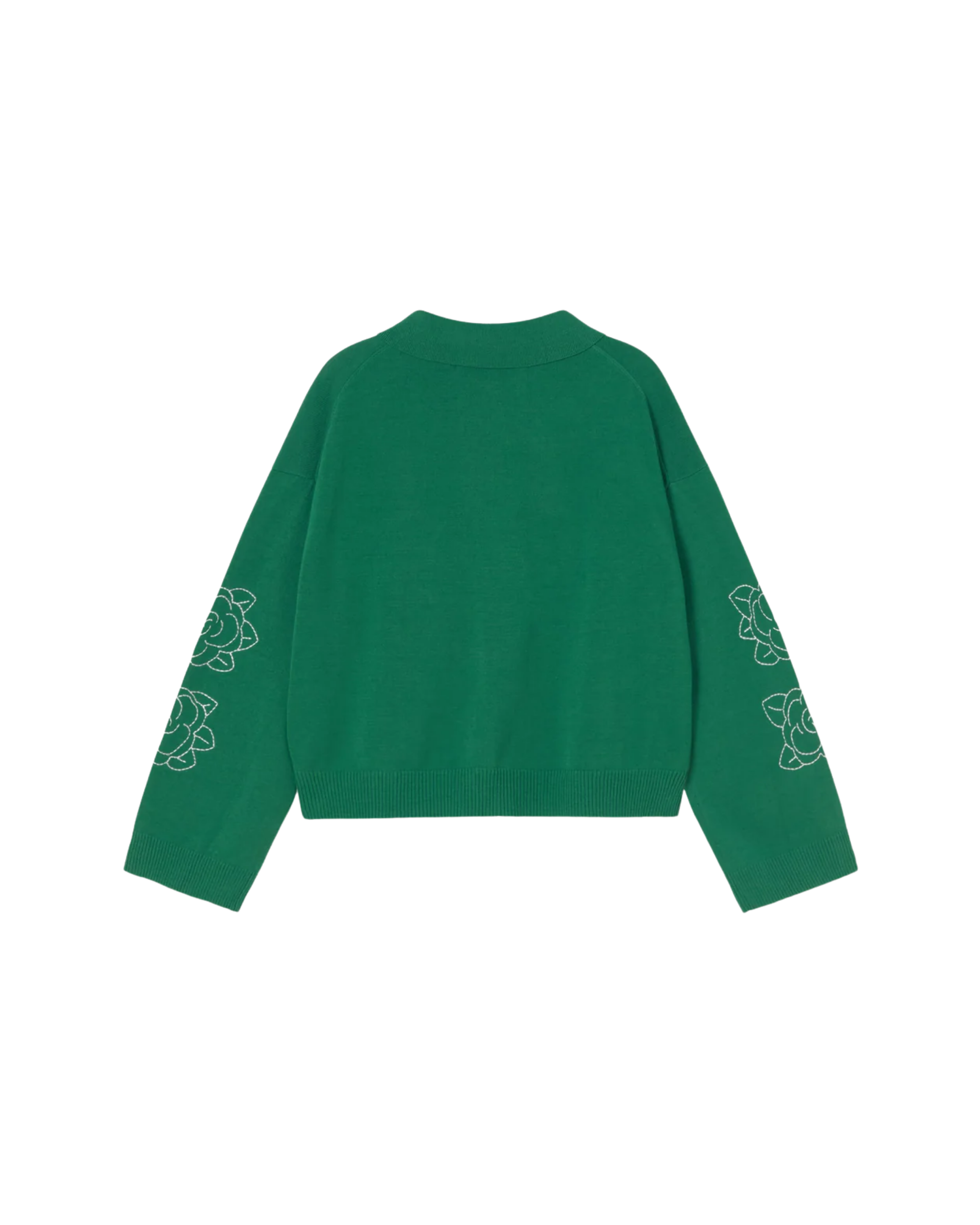 THE TINY BIG SISTER - Flowers Embroided Cardigan