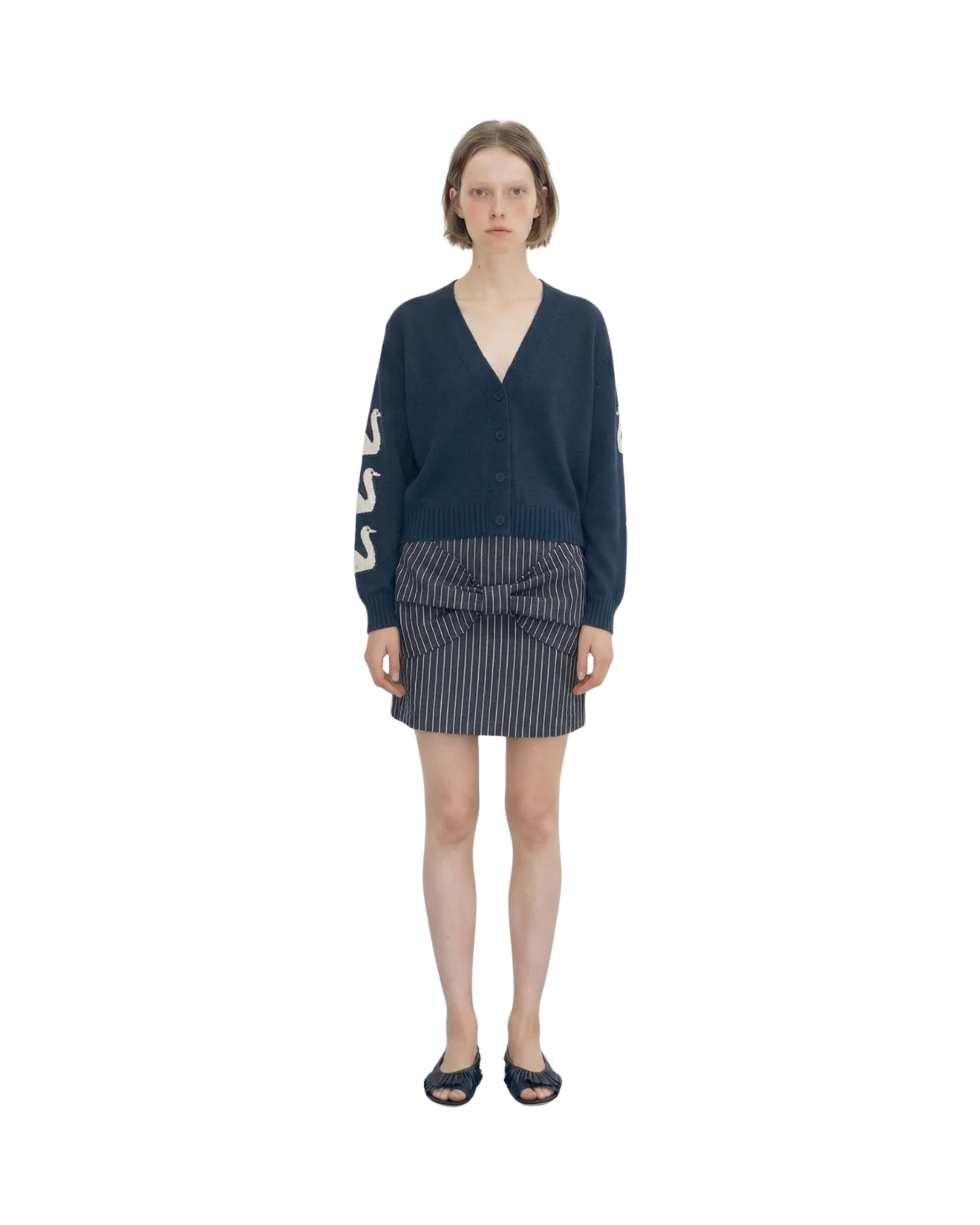 THE TINY BIG SISTER - Navy Cardigan