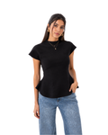 LE MOT - Basic Peplum Top