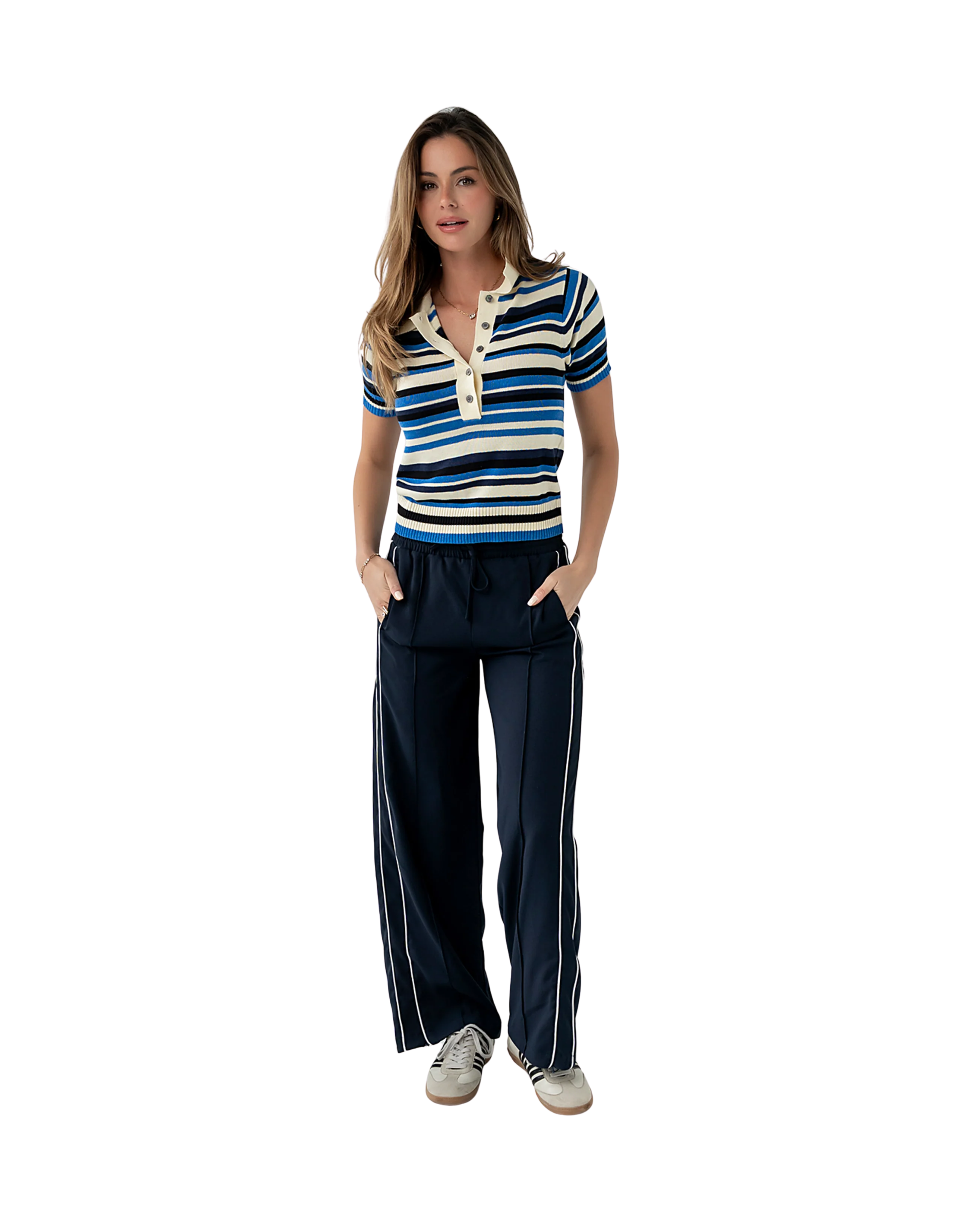 LE MOT - Polo Sweater