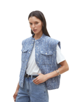 SUNCOO - Sleeveless Tweed Jacket