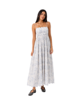 LE MOT - Blue Windows Print Dress