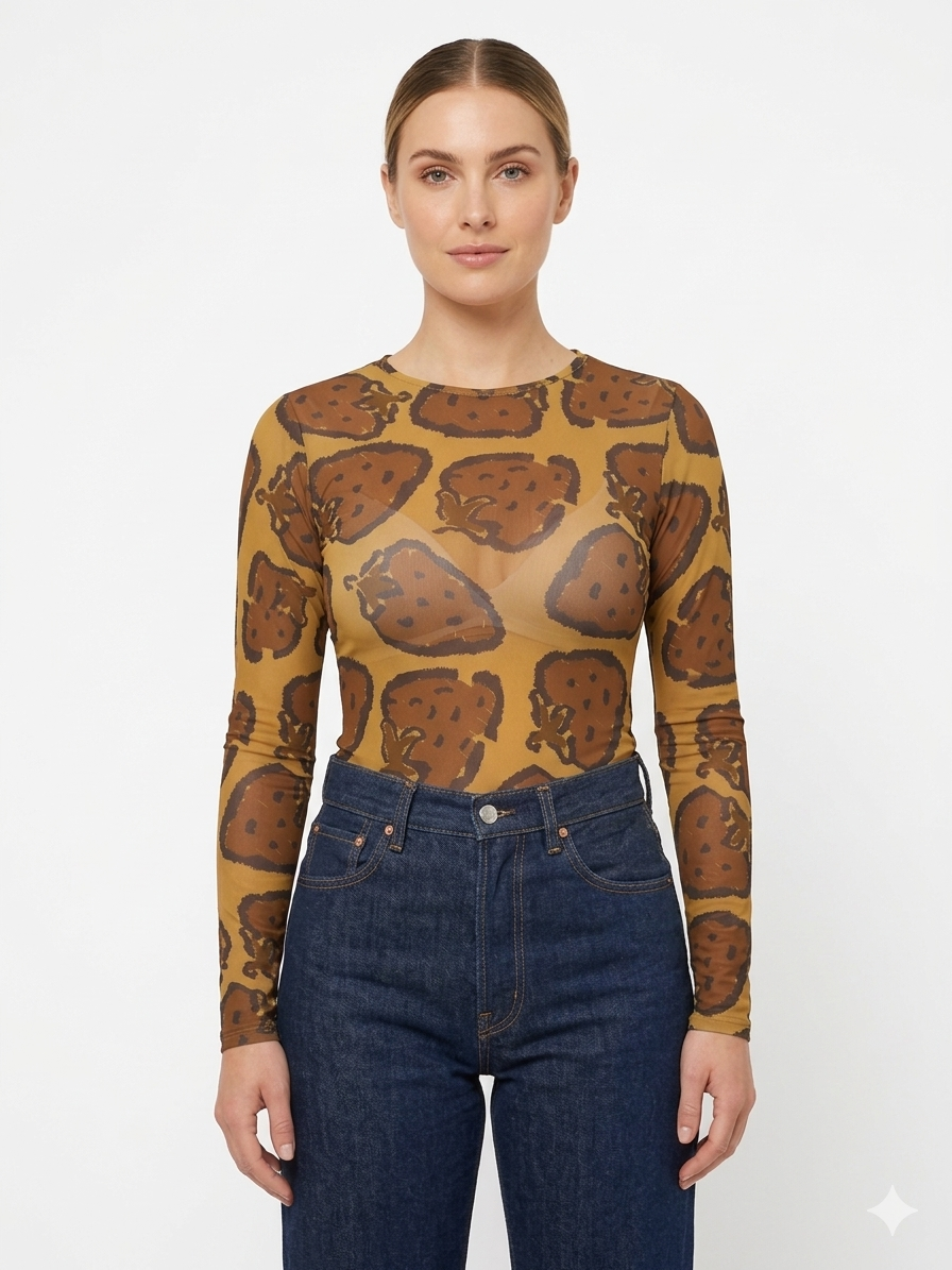 SIXXTA - Buzo Flo Fruit Print