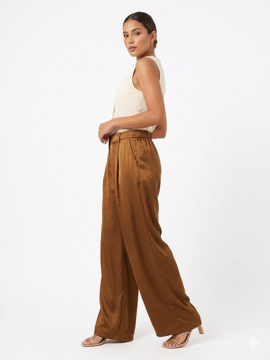 LE MOT - Satin Pants