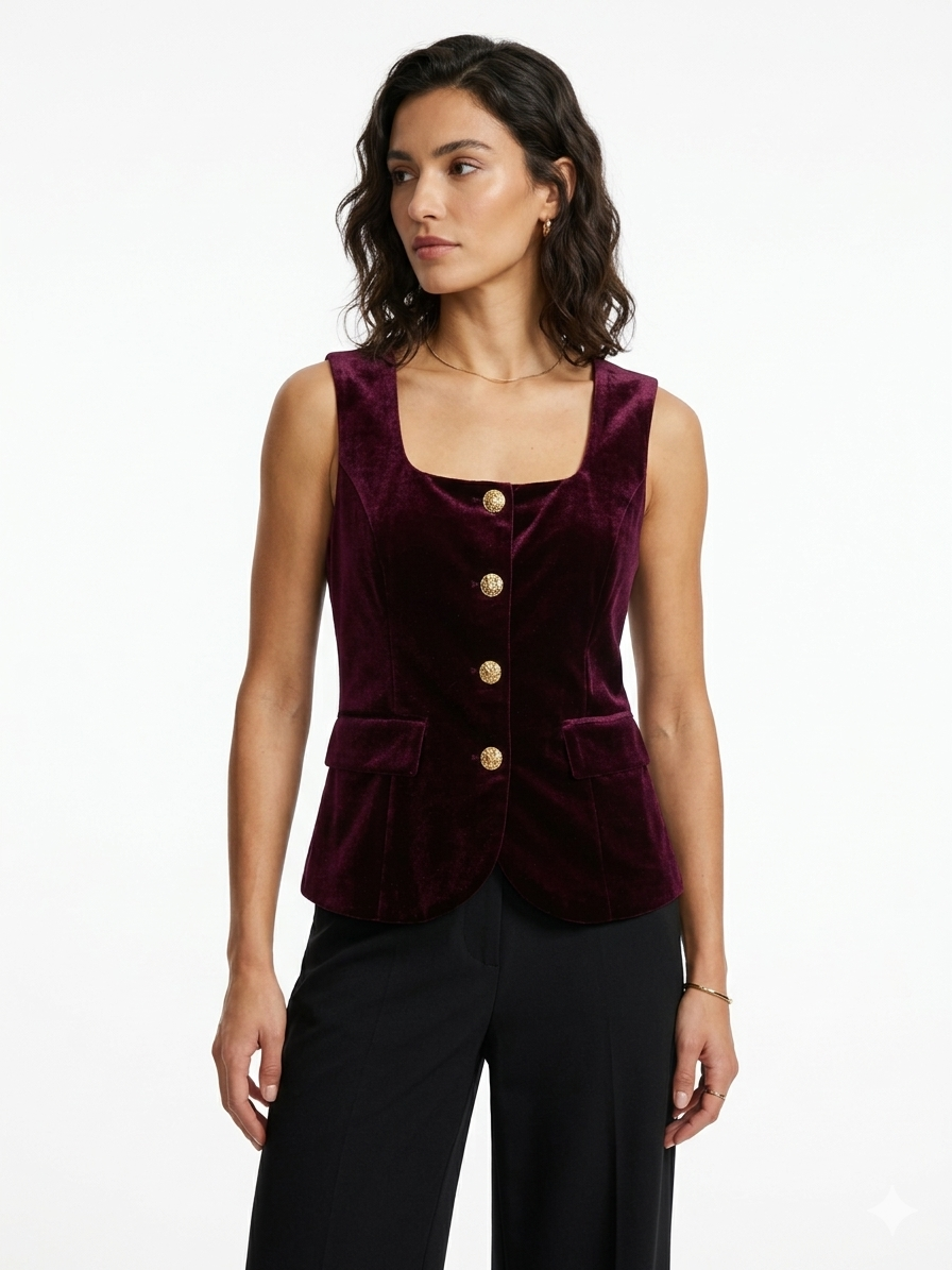 LE MOT - Velvet Vest
