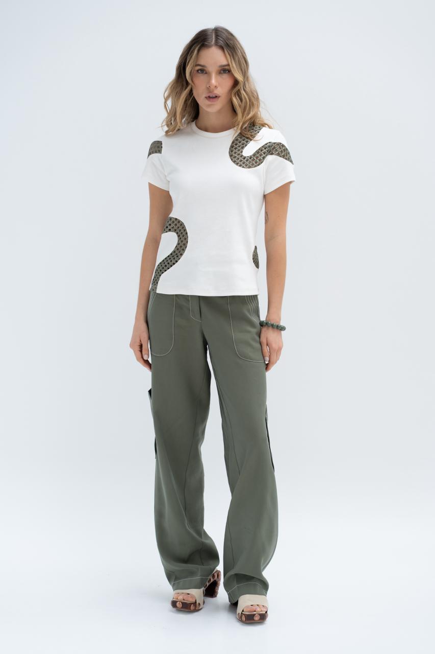 Kaloula Pant Verde