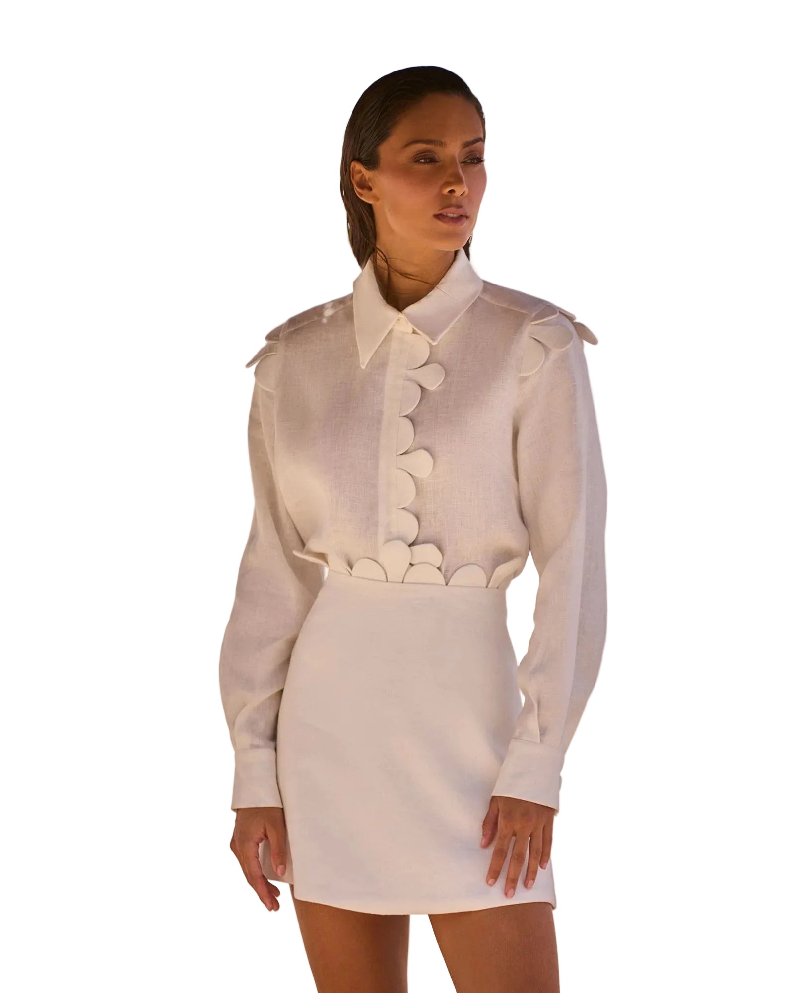 HAND LACE - Gotas Skirt