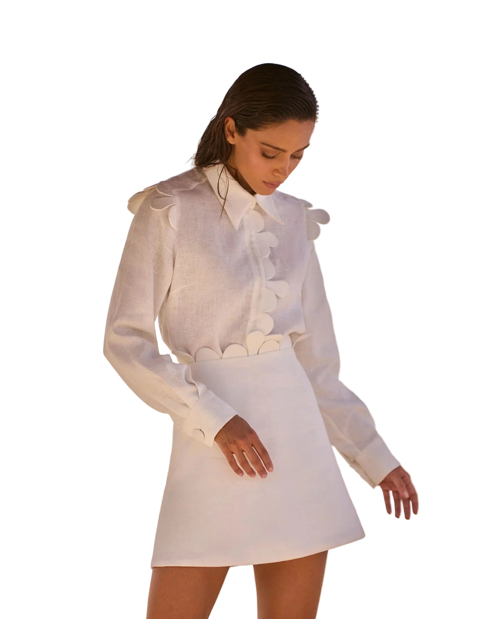 HAND LACE - Gotas Skirt