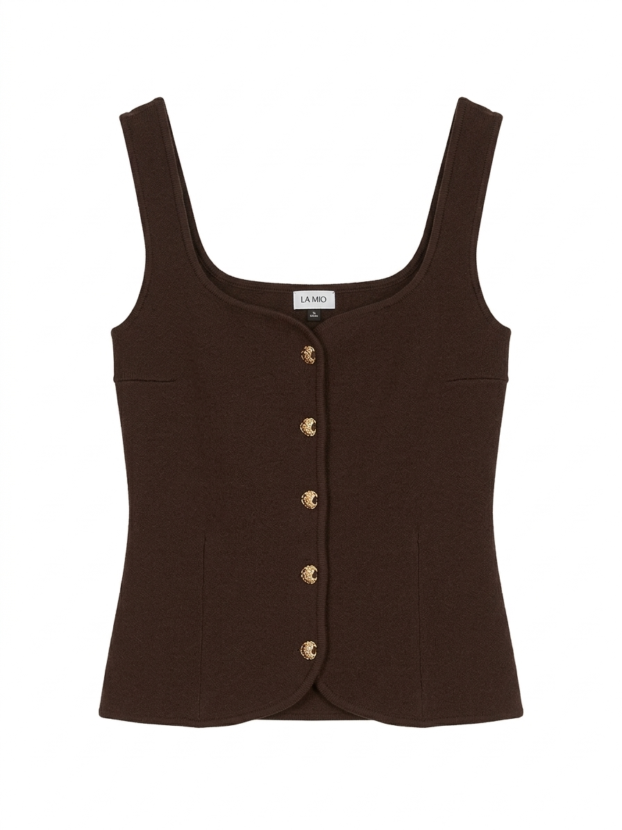 LE MOT - Brown Top